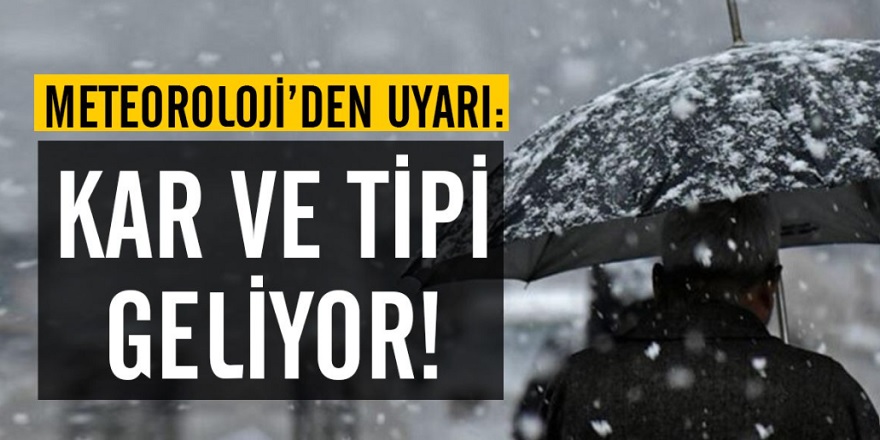 Meteorolojiden Büyük Uyarı! Kar Kalınlığı 20-30 Santimetre Olacak..!