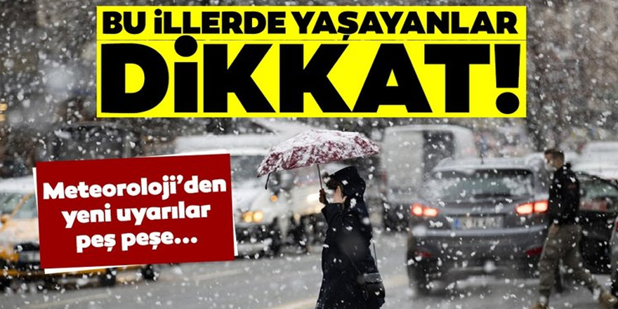 Meteoroloji Uyardı! Kar Yağışı Devam Edecek! Fırtına Ve Kar Ne Zaman Bitiyor..!