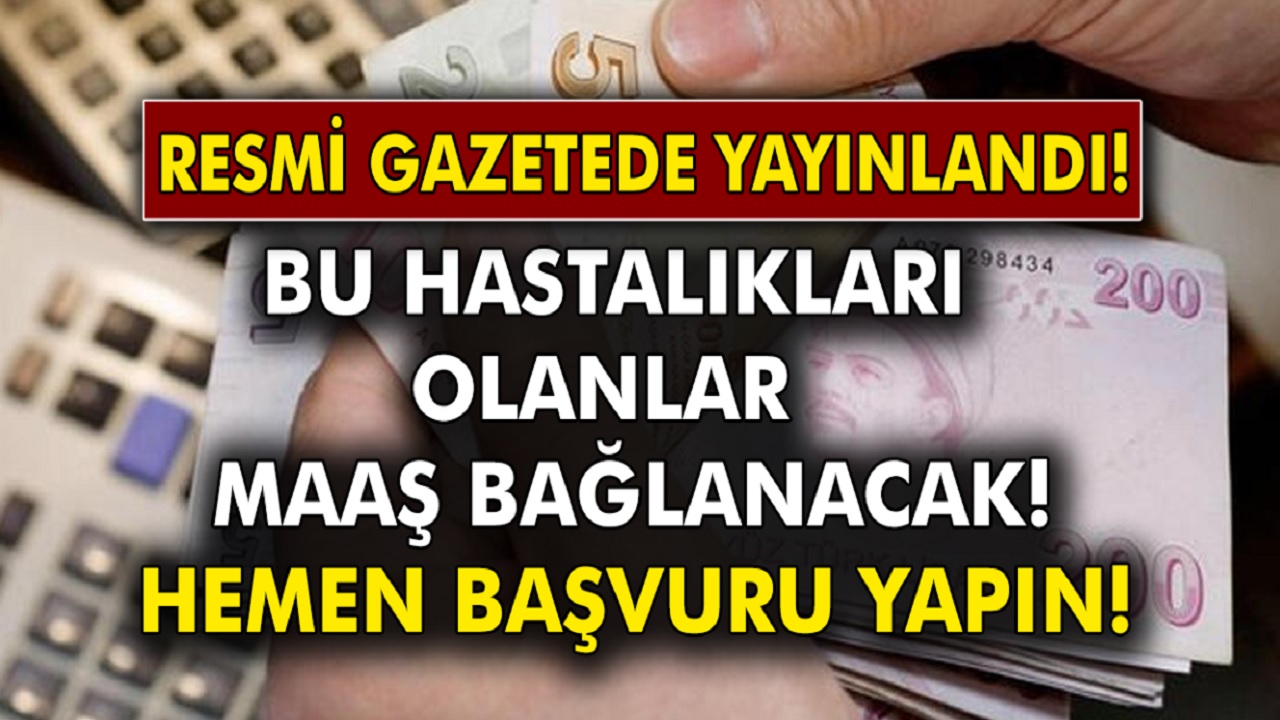 SGK Bu Hastalıkları Olanlara Maaş Bağlıyor! Yaş Şartsız 1800 Gün Prim Ödemesi Erken Emekli Olacaksınız...