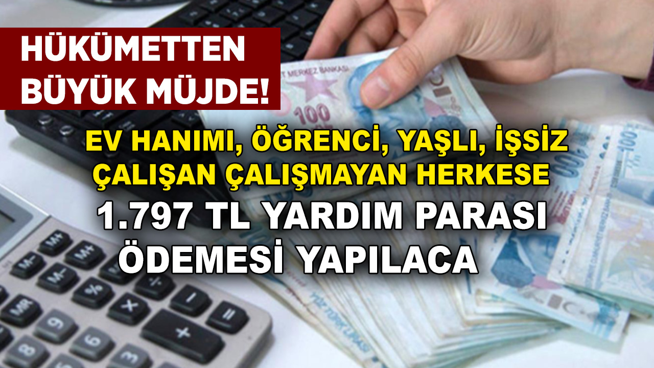 Aile ve Sosyal Hizmetler Bakanı müjdeyi verdi! PTT'den herkese 1797 TL ödeme yapılacak...