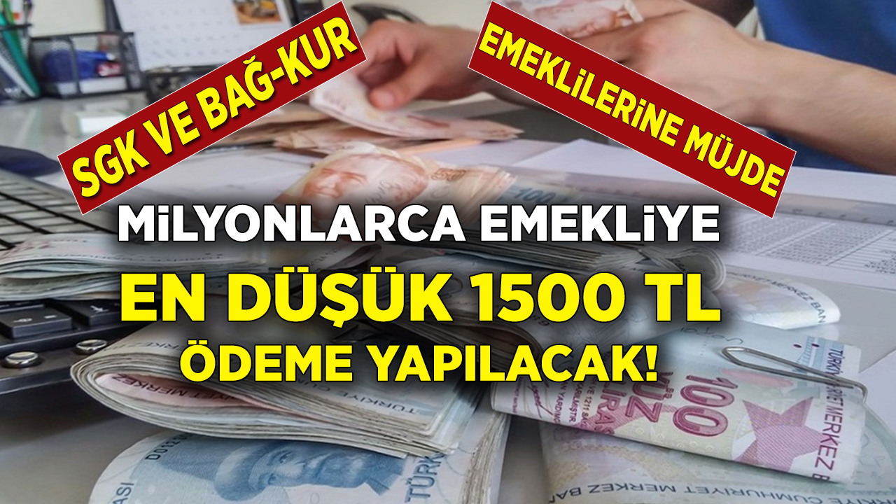 Emekliye 1500 TL ek ödeme müjdesi geldi! ATM'den anında ödeme alınacak...