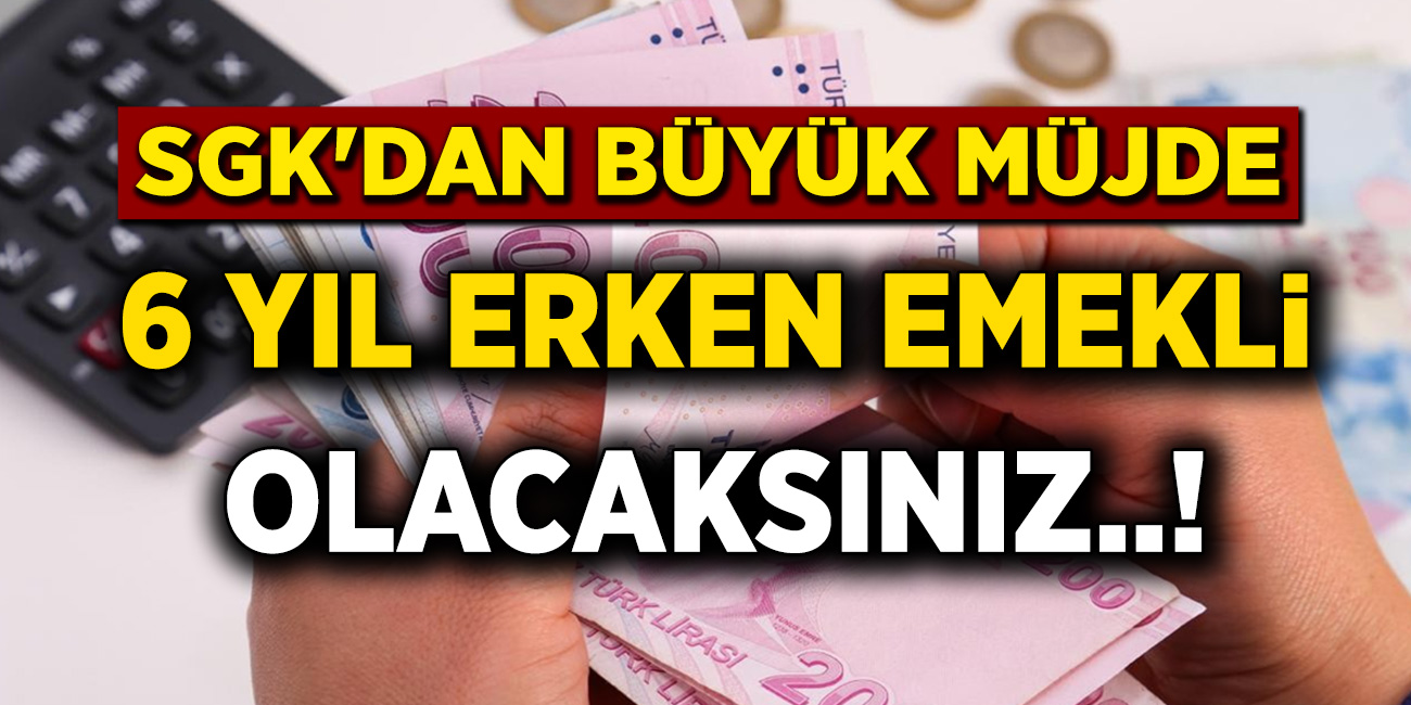 3 Çocuğu olanlara müjde 6 yıl erken emekli olacak! Başvuran anında emekli olabilecek...
