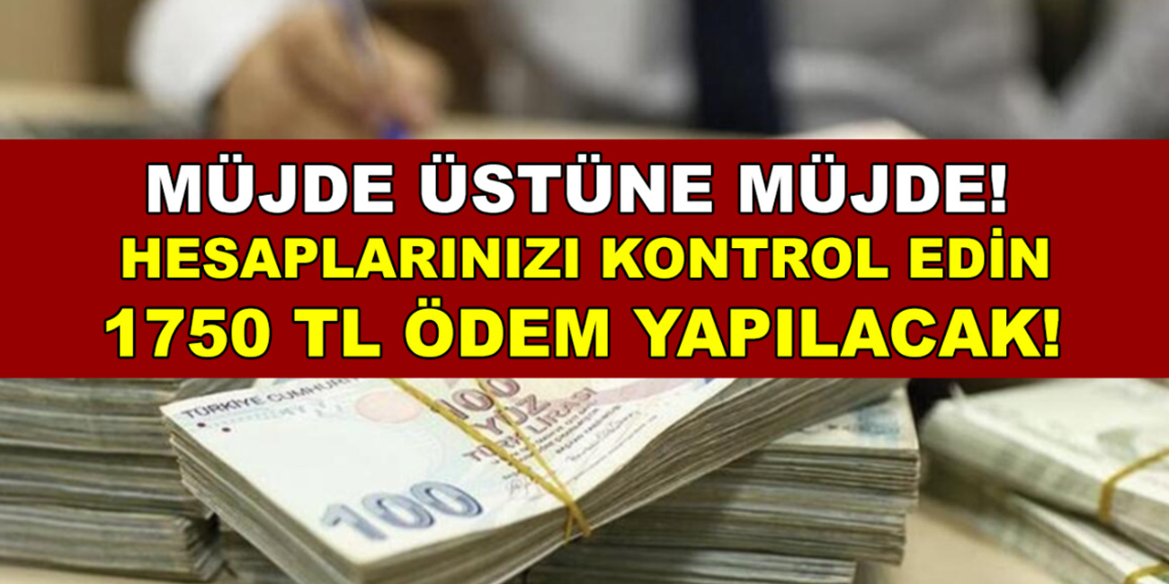 Milyonlarca emeklinin beklediği haber sonunda geldi! Hesaplarınızı kontrol edin 1750 TL ödeme yapılacak...