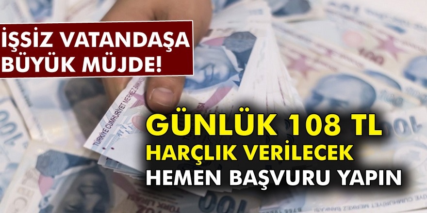 O kurumdan gelen son dakika açıklamasına göre günlük 108 TL harçlık verilecek! Bu fırsatı kaçıran pişman olur! Hemen başvuru yapın…