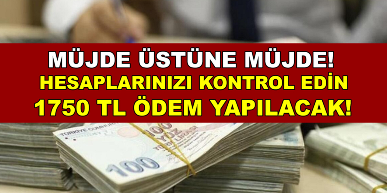 Milyonlarca emekliye son dakika müjdesi geldi! Bütün emeklilere 1750 TL ödeme yapılacak! Bu fırsat kaçmaz emeklinin beklediği haber sonunda geldi...