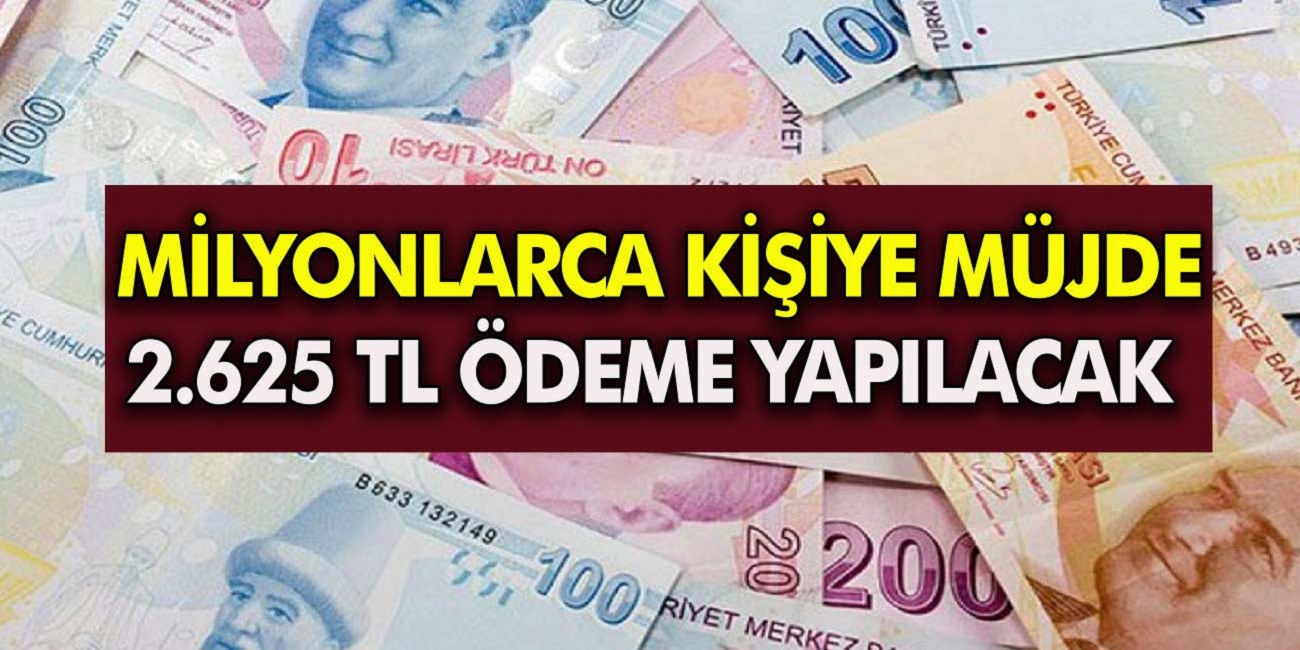 Hükümetten bu sabah son dakika müjdesi geldi 2.625 TL yardım parası ödemesi yapılacak!