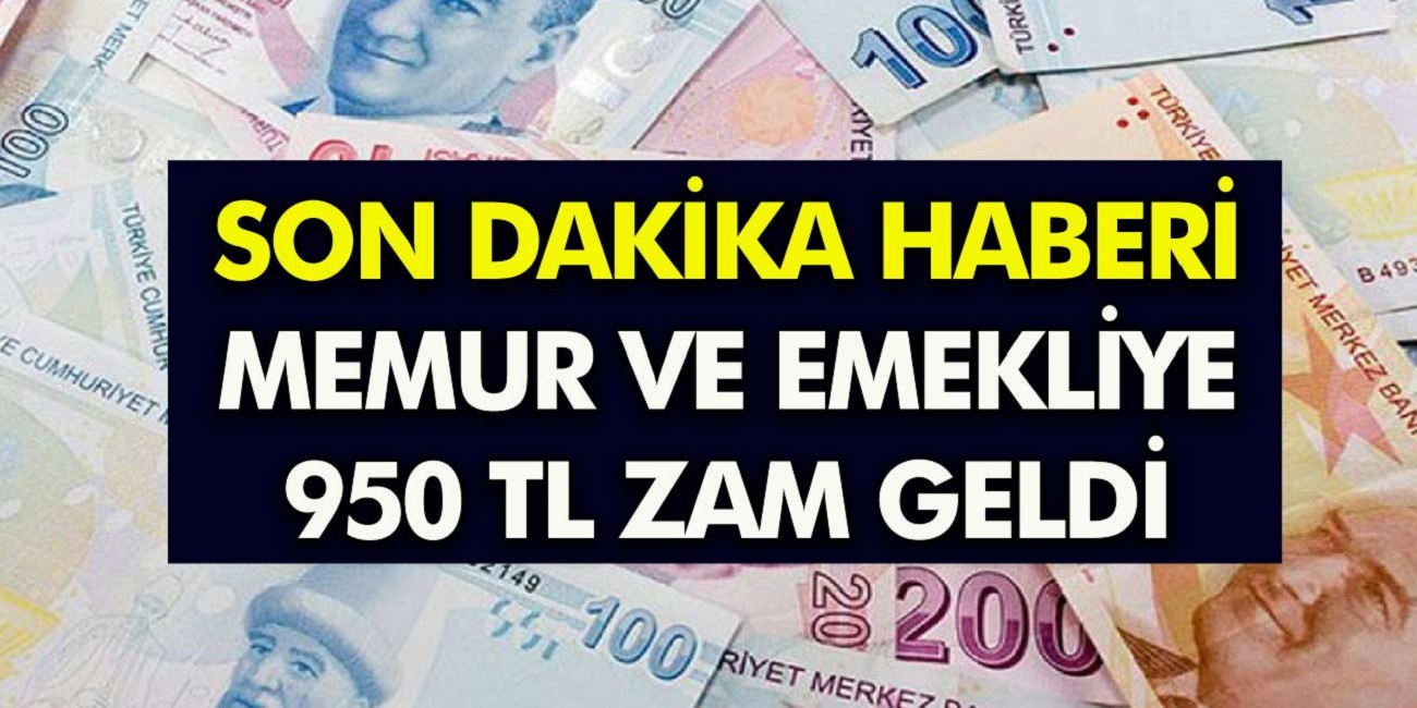 Son dakika açıklaması geldi! Müjdeyi duyan emekli ve memur mutluluktan havaya uçtu! 950 TLmaaşlarına zam...