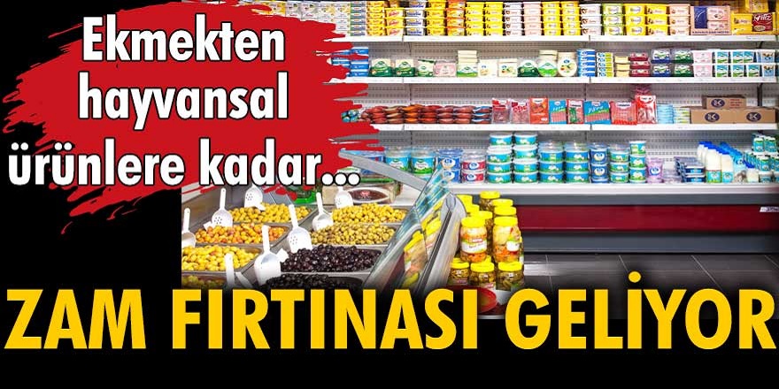Ekmek, hayvansal ürünler, bakliyat, hububat ve bitkisel yağ fiyatlarına zam fırtınası kapıda!