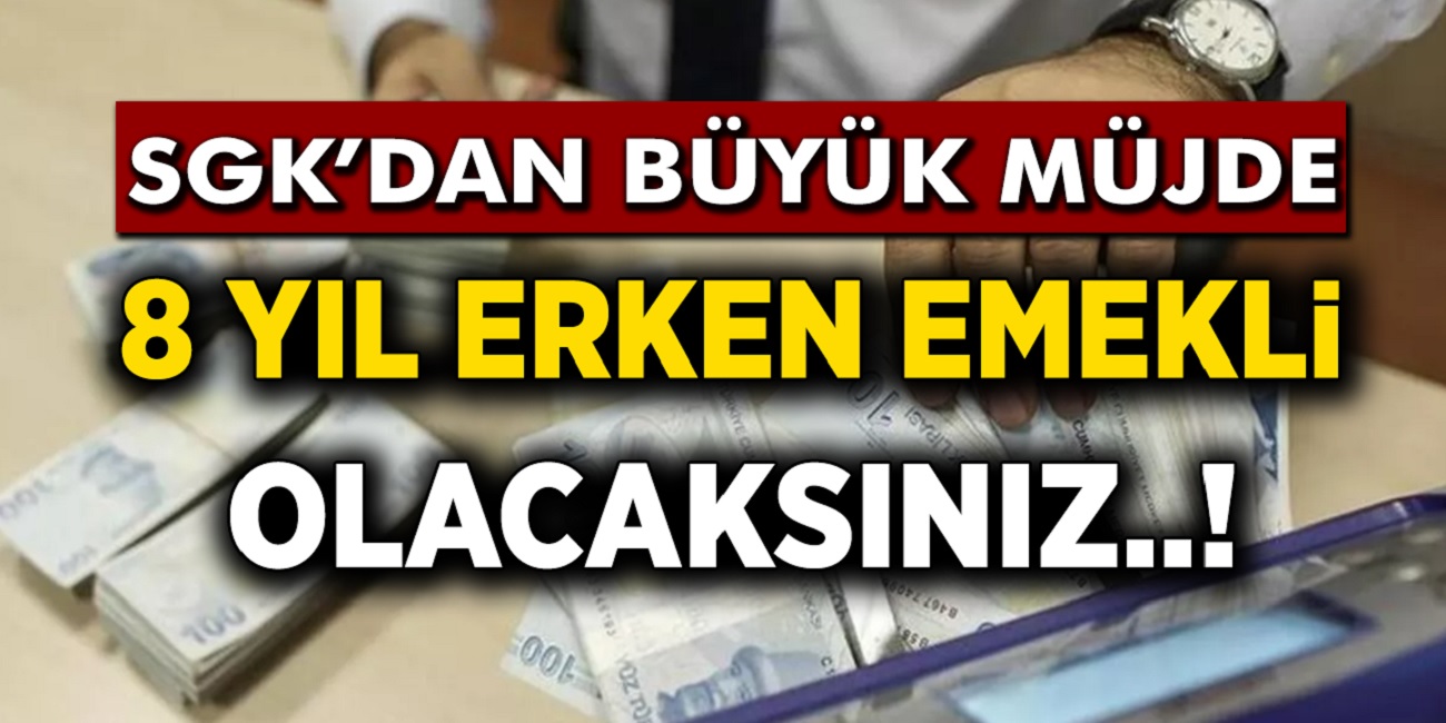 SGK'dan resmi açıklama geldi! 1999 yılı öncesi sigorta girişi olanlar dikkat! 8 yıl önce erken emekli olmak için şartları belli oldu...