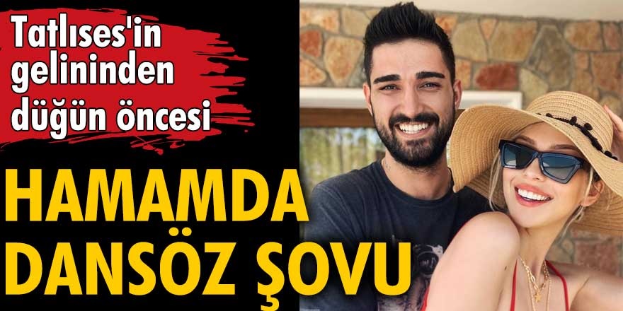 İdo Tatlıses ile evlilik hazırlığı yapan Yasemin Şefkatli gelin hamamında dansöz oynatarak eğlendi...