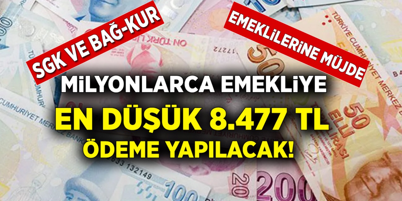 Milyonlarca SGK, SSK ve Bağ-Kurlulara 1 Ekim'de büyük müjde geldi! Başvuranlara 8 bin 477 lira ödeme yapılacak...