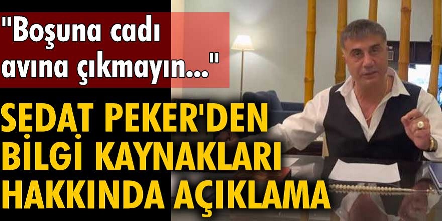 Sedat Peker, ateş püskürdü! Namusunuz yok lan sizin...