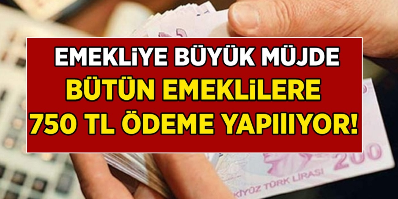Bu sabah saatlerinde 2.500 TL ve altı emekli maaşı alanlar müjde geldi 875 TL, destek 3 gün içinde hesaplara yatıyor...