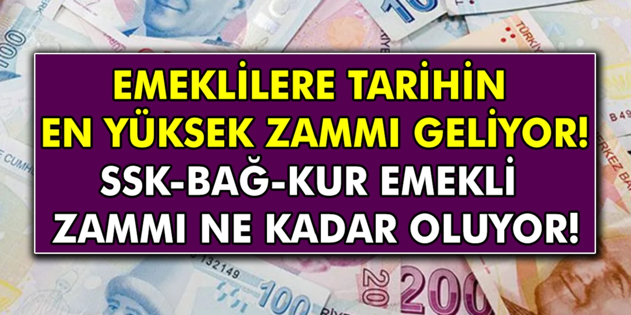 Son dakika: SGK SSK ve Bağ-Kur emeklilerinin maaşlarına tarihin en büyük zammı yapılacak! SGK, SSK, Bağ-Kur emekli maaşı ne kadar oldu?