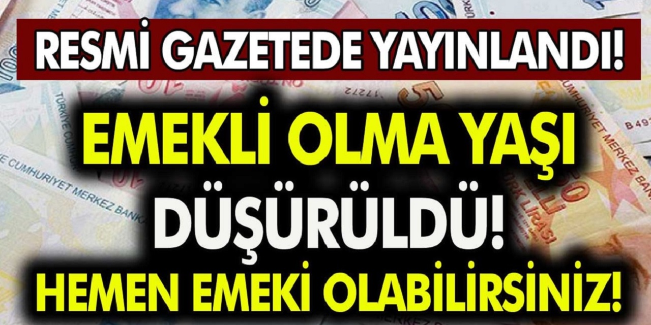 Bu sabah SGK harekete geçti ve değişti! İşçi, memur, esnaf herkese büyük müjde! Emeklilik yaşı düşürüldü İşte Ayrıntılar...