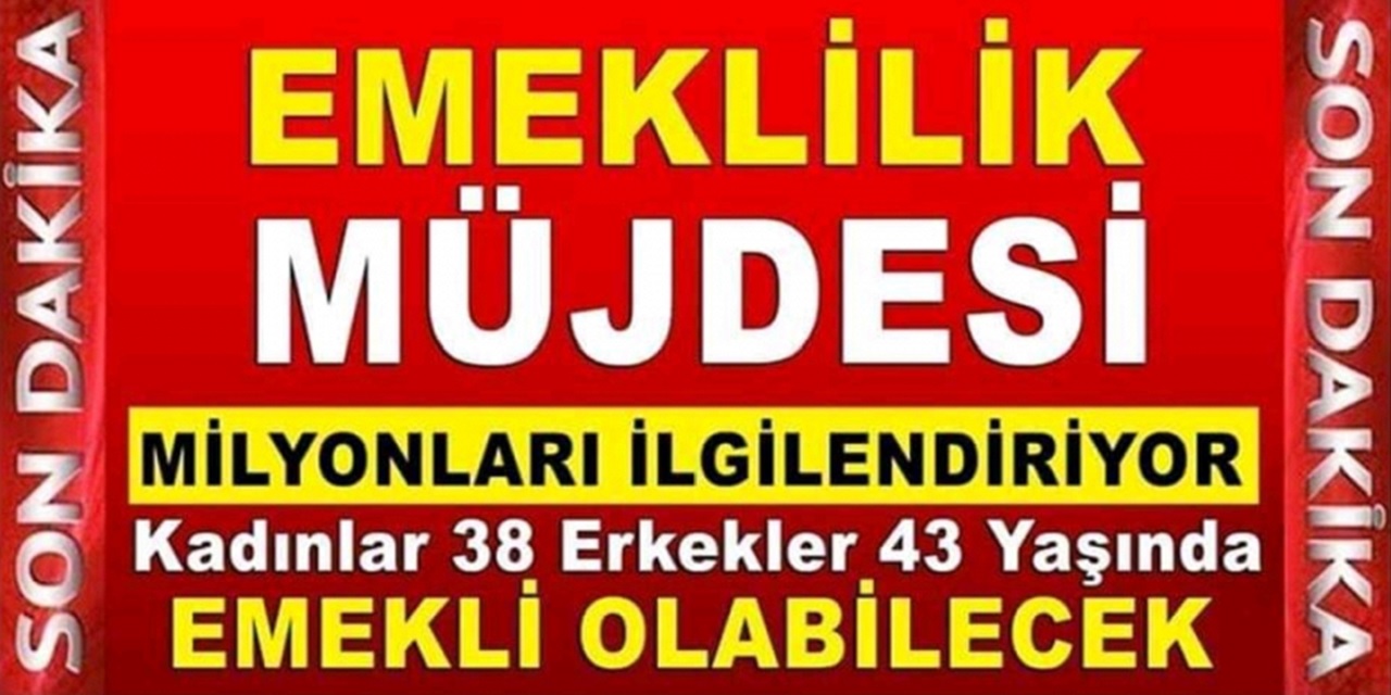 SGK'dan çalışanlara son dakika müjdesi geldi! 43 yaşında erken emekli olacaksınız! Milyonlarca çalışanın hayali gerçek oluyor...