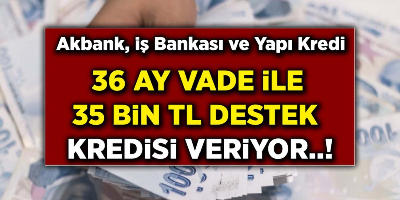 Faizsiz ihtiyaç kredisi müjdesi Akbank'tan geldi! Belgesiz, kefilsiz, şartsız Akbank, İş Bankası ve Yapı Kredi tek bir SMS ile kredi veriyor...