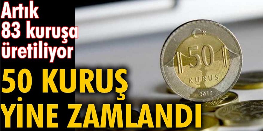 Dövizin fırlaması Türk bozuk paralarını vurdu! 50 Kuruş maliyeti neredeyse iki katı...