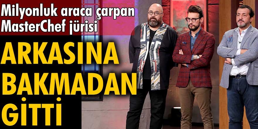TV8'de yayınlanan MasterChef jürisi Somer Sivrioğlu’nun şoförü milyonluk spor araca çarptı, arkasına bakmadan kaçtı...