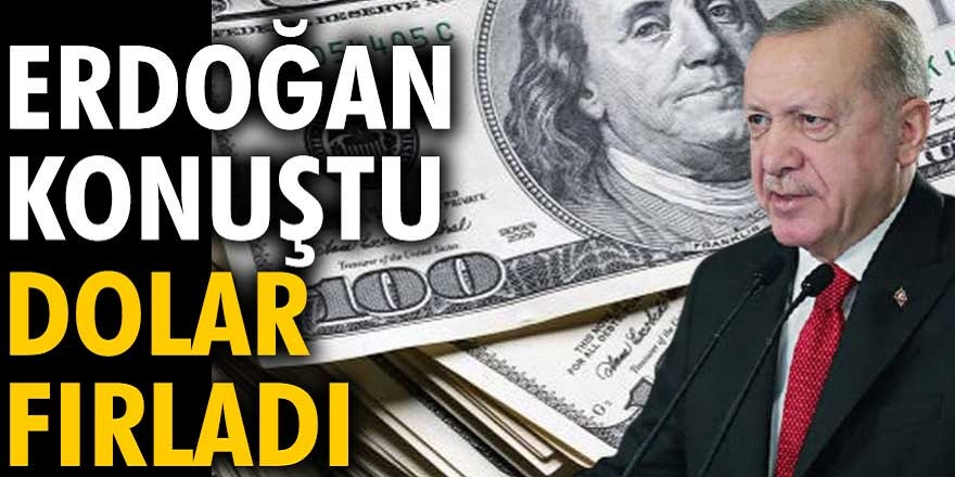 Son dakika Erdoğan açıklama yaptı! Dolar tarihin en büyük rekorunu kırdı...