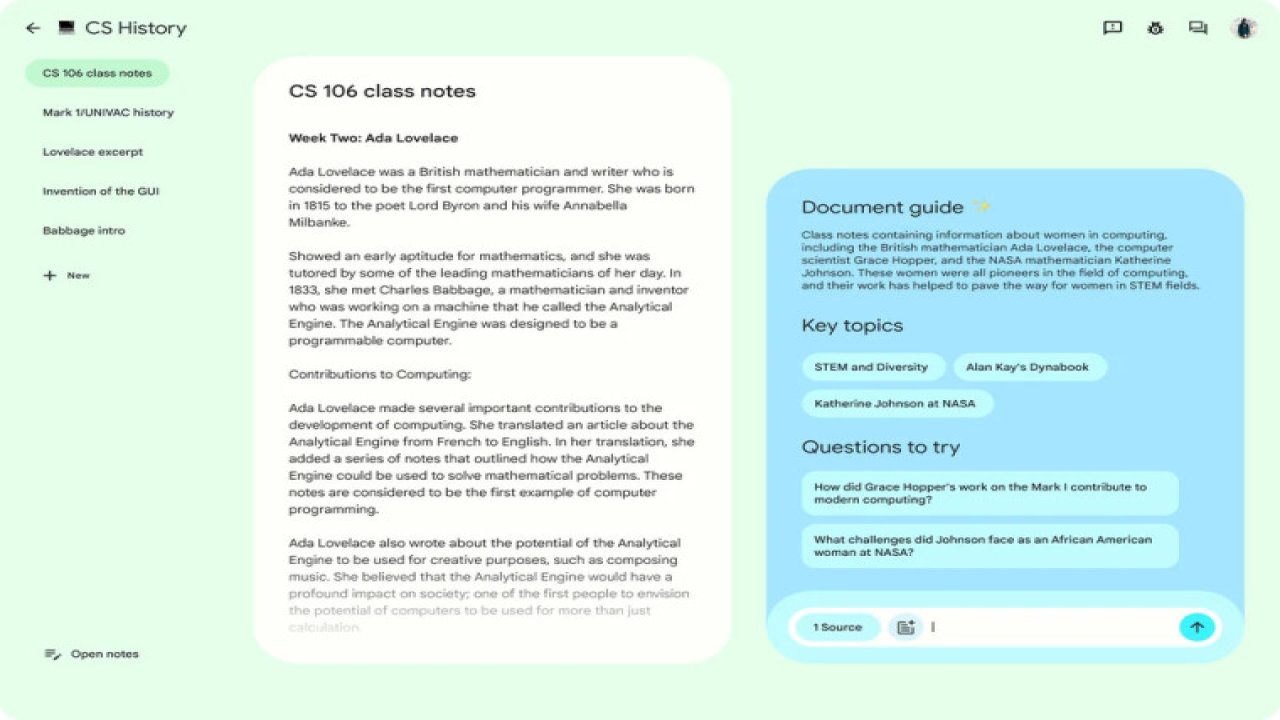 Google, metinleri özetlemek için NotebookLM aracını test etmeye başladı
