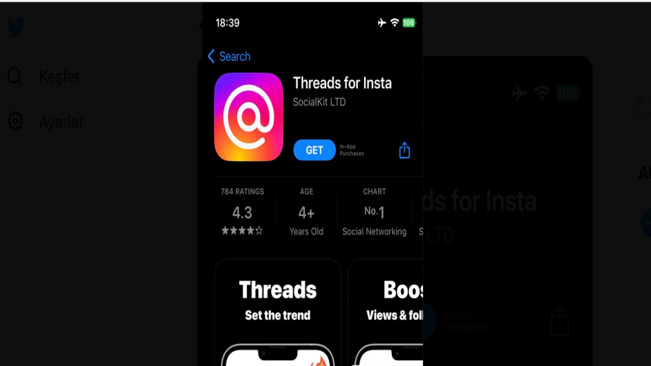 Apple, sosyal ağ Threads'in 'klonunu' uygulama mağazasından kaldırdı