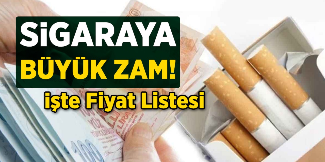 01 EYLÜL 1 Paket Sigara fiyatlarına zam haberi geldi... Paket başına 9 TL birden zam haberi geliyor